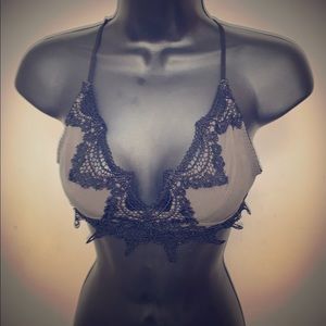 Free people scalloped lace bralette